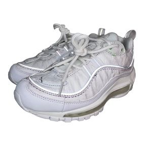 Nike Air Max 98 White Milti Color Peel Away CJ0634 101 Women’s Size 5.5